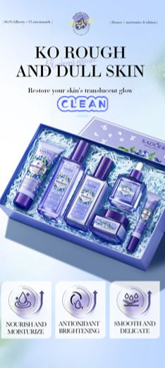 Blueberry Hyaluronic Acid Moisturizing Six-piece Set