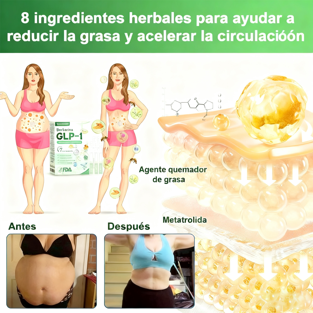 𝑪𝒍𝒆𝒂𝒏𝒔𝒊𝒏𝒈® 𝑮𝑳𝑷-1 8 𝒆𝒏 1 𝑭𝒊𝒕 & 𝑽𝒊𝒕𝒂𝒍 (𝒔𝒐𝒍𝒐 𝒖𝒏𝒂 𝒗𝒆𝒛 𝒂𝒍 𝒅𝒊́𝒂, 𝒄𝒂𝒎𝒃𝒊𝒐𝒔 𝒗𝒊𝒔𝒊𝒃𝒍𝒆𝒔 𝒆𝒏 7 𝒅𝒊́𝒂𝒔) √ 𝑷𝒂𝒓𝒂 𝒐𝒃𝒆𝒔𝒊𝒅𝒂𝒅, 𝒔𝒂𝒍𝒖𝒅 𝒄𝒂𝒓𝒅𝒊𝒐𝒗𝒂𝒔𝒄𝒖𝒍𝒂𝒓, 𝒅𝒊𝒂𝒃𝒆𝒕𝒆𝒔, 𝒂𝒑𝒏𝒆𝒂 𝒅𝒆𝒍 𝒔𝒖𝒆𝒏̃𝒐, 𝒔𝒂𝒍𝒖𝒅 𝒊𝒏𝒕𝒆𝒔𝒕𝒊𝒏𝒂𝒍, 𝒑𝒓𝒐𝒃𝒍𝒆𝒎𝒂𝒔 𝒂𝒓𝒕𝒊𝒄𝒖𝒍𝒂𝒓𝒆𝒔 𝒚 𝒎𝒂́𝒔 𝒎𝒛𝒘