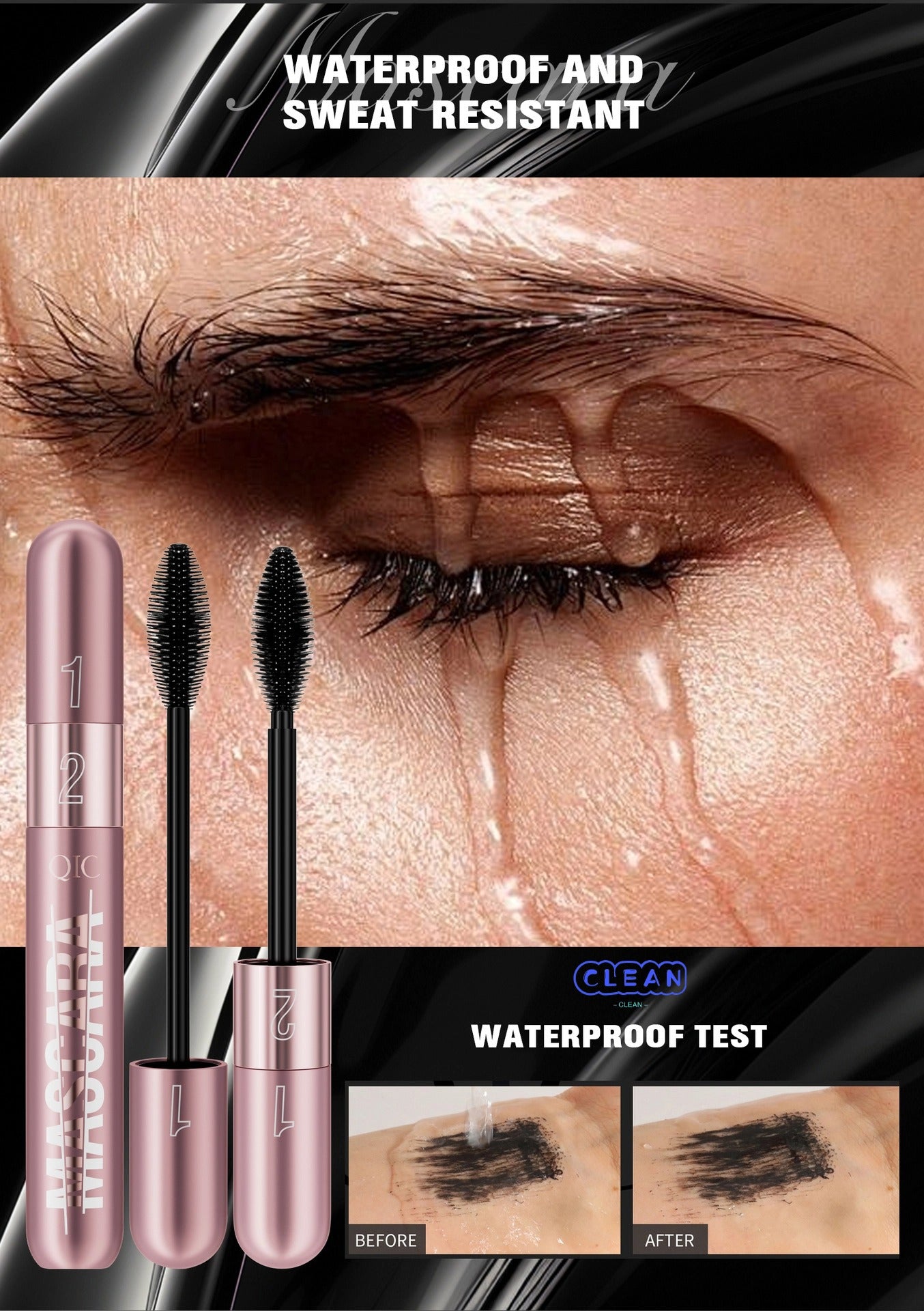 Double effect mascara