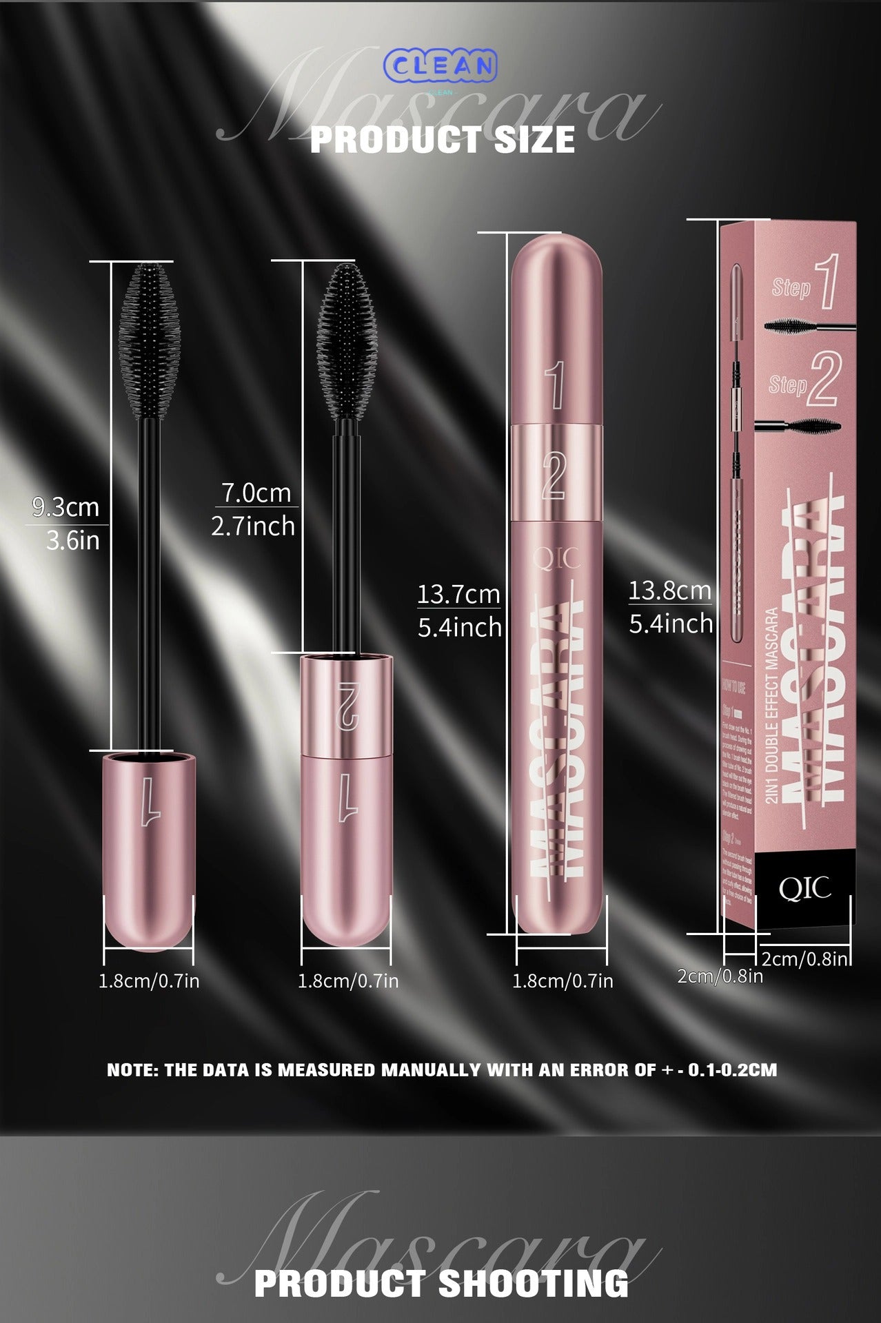 Double effect mascara