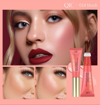 Natural color liquid blush