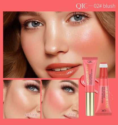 Natural color liquid blush
