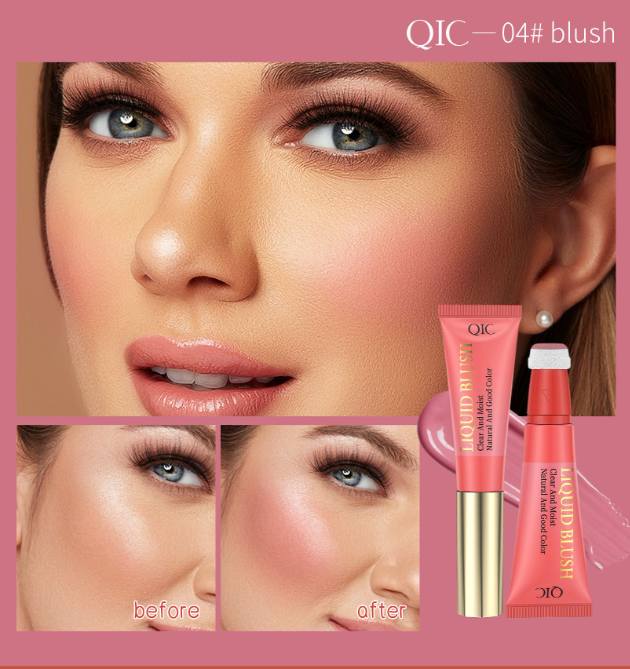Natural color liquid blush