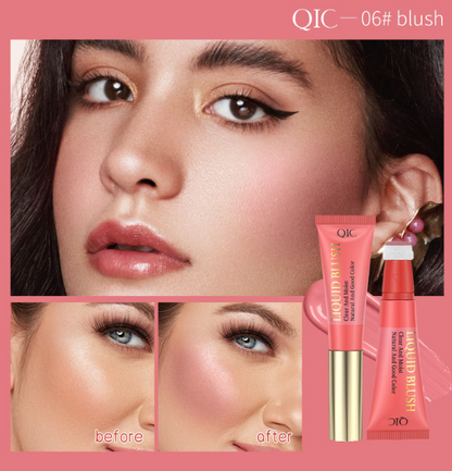 Natural color liquid blush