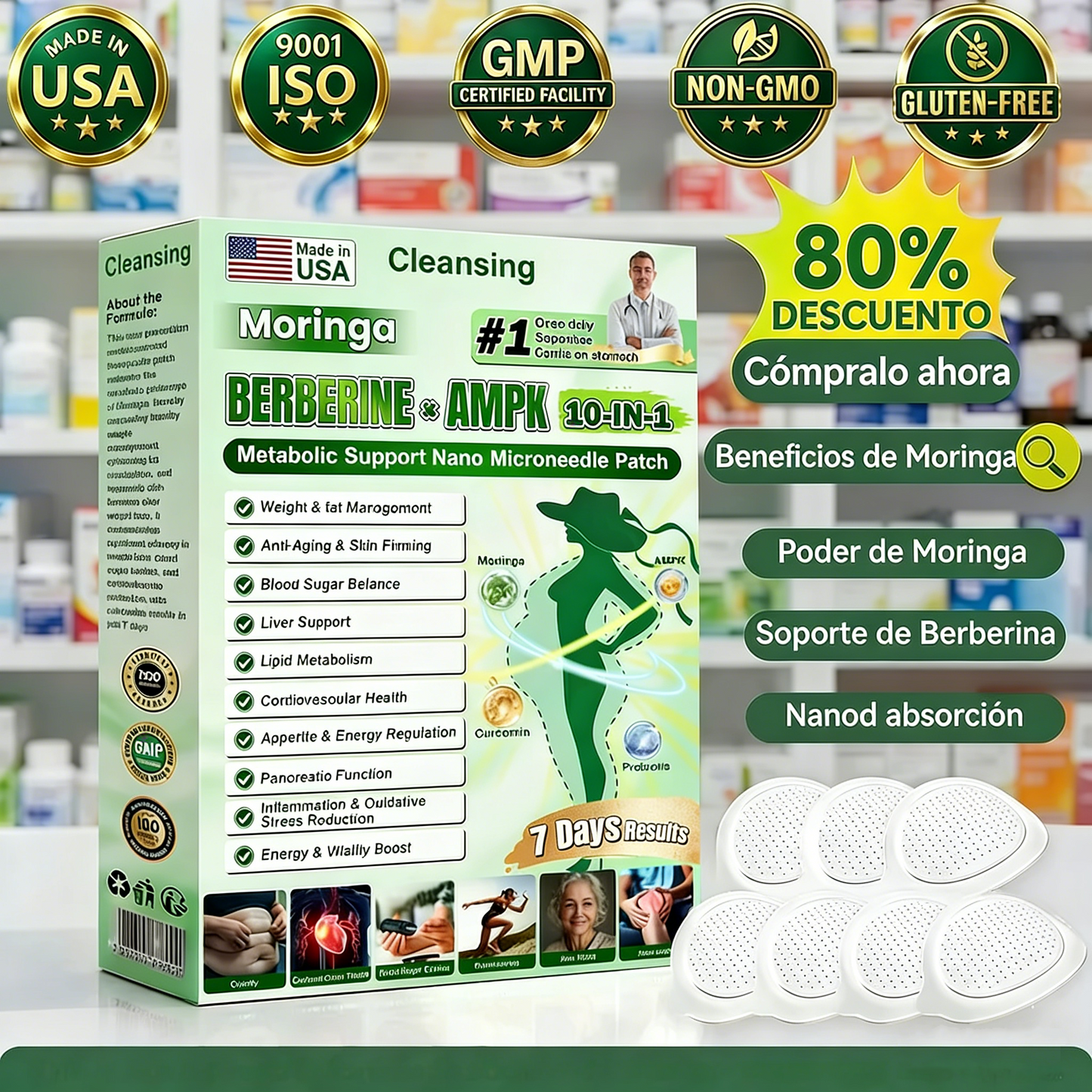 .𝑪𝒍𝒆𝒂𝒏𝒔𝒊𝒏𝒈®𝑴𝒐𝒓𝒊𝒏𝒈𝒂 × 𝑩𝒆𝒓𝒃𝒆𝒓𝒊𝒏𝒂 × 𝑨𝑴𝑷𝑲 𝟏𝟎 𝒆𝒏 𝟏 𝗠𝗲𝘁𝗮𝗯𝗼𝗹𝗶𝗰 𝗦𝘂𝗽𝗽𝗼𝗿𝘁 𝑷𝒂𝒓𝒄𝒉𝒆 𝒅𝒆 𝒏𝒂𝒏𝒐𝒎𝒊𝒄𝒓𝒐𝒂𝒈𝒖𝒋𝒂𝒔 𝒅𝒆 𝒂𝒑𝒐𝒚𝒐 𝒎𝒆𝒕𝒂𝒃𝒐́𝒍𝒊𝒄𝒐 (𝒔𝒐𝒍𝒐 𝒖𝒏𝒂 𝒗𝒆𝒛 𝒂𝒍 𝒅𝒊́𝒂, 𝒄𝒂𝒎𝒃𝒊𝒐𝒔 𝒗𝒊𝒔𝒊𝒃𝒍𝒆𝒔 𝒆𝒏 𝟕 𝒅𝒊́𝒂𝒔) ✅ 𝑷𝒂𝒓𝒂 𝒐𝒃𝒆𝒔𝒊𝒅𝒂𝒅, 🅛🅞🅞🅢🅔 🅢🅚🅘🅝, 𝒅𝒊𝒂𝒃𝒆𝒕𝒆𝒔, 𝒂𝒑𝒏𝒆𝒂 𝒅𝒆𝒍 𝒔𝒖𝒆𝒏̃𝒐, 𝒑𝒓𝒐𝒃𝒍𝒆𝒎𝒂𝒔 𝒂𝒓𝒕𝒊𝒄𝒖𝒍𝒂𝒓𝒆𝒔 𝒚 𝒎𝒂́𝒔🌟🌟