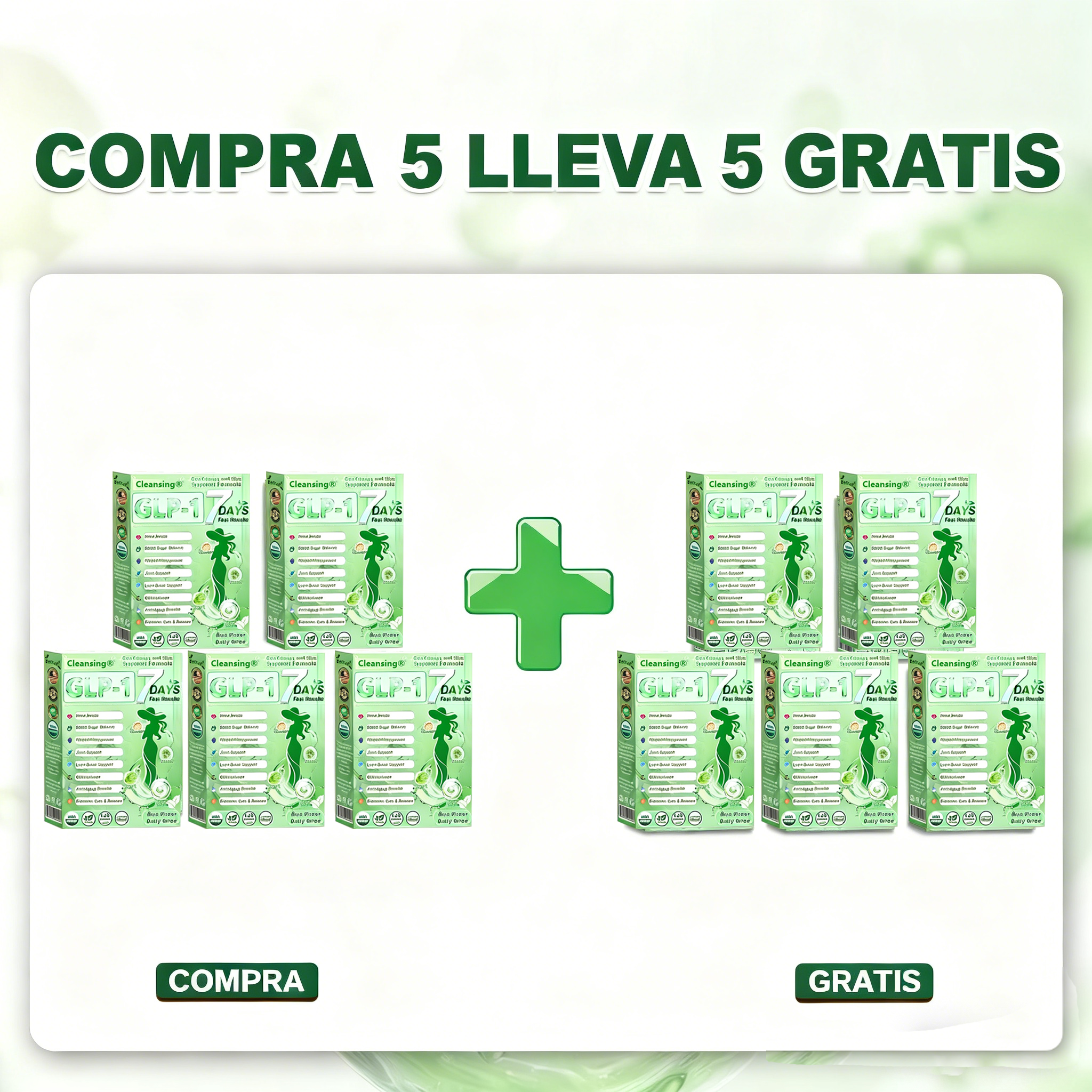 Compra 5 y llévate 5 gratis - Pierde hasta 90 libras.