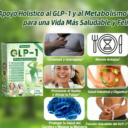 𝑪𝒍𝒆𝒂𝒏𝒔𝒊𝒏𝒈® 𝑮𝑳𝑷-1 8 𝒆𝒏 1 𝑭𝒊𝒕 & 𝑽𝒊𝒕𝒂𝒍 (𝒔𝒐𝒍𝒐 𝒖𝒏𝒂 𝒗𝒆𝒛 𝒂𝒍 𝒅𝒊́𝒂, 𝒄𝒂𝒎𝒃𝒊𝒐𝒔 𝒗𝒊𝒔𝒊𝒃𝒍𝒆𝒔 𝒆𝒏 7 𝒅𝒊́𝒂𝒔) √ 𝑷𝒂𝒓𝒂 𝒐𝒃𝒆𝒔𝒊𝒅𝒂𝒅, 𝒔𝒂𝒍𝒖𝒅 𝒄𝒂𝒓𝒅𝒊𝒐𝒗𝒂𝒔𝒄𝒖𝒍𝒂𝒓, 𝒅𝒊𝒂𝒃𝒆𝒕𝒆𝒔, 𝒂𝒑𝒏𝒆𝒂 𝒅𝒆𝒍 𝒔𝒖𝒆𝒏̃𝒐, 𝒔𝒂𝒍𝒖𝒅 𝒊𝒏𝒕𝒆𝒔𝒕𝒊𝒏𝒂𝒍, 𝒑𝒓𝒐𝒃𝒍𝒆𝒎𝒂𝒔 𝒂𝒓𝒕𝒊𝒄𝒖𝒍𝒂𝒓𝒆𝒔 𝒚 𝒎𝒂́𝒔 𝒎𝒛𝒘