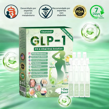 𝑪𝒍𝒆𝒂𝒏𝒔𝒊𝒏𝒈® 𝑮𝑳𝑷-1 8 𝒆𝒏 1 𝑭𝒊𝒕 & 𝑽𝒊𝒕𝒂𝒍 (𝒔𝒐𝒍𝒐 𝒖𝒏𝒂 𝒗𝒆𝒛 𝒂𝒍 𝒅𝒊́𝒂, 𝒄𝒂𝒎𝒃𝒊𝒐𝒔 𝒗𝒊𝒔𝒊𝒃𝒍𝒆𝒔 𝒆𝒏 7 𝒅𝒊́𝒂𝒔) √ 𝑷𝒂𝒓𝒂 𝒐𝒃𝒆𝒔𝒊𝒅𝒂𝒅, 𝒔𝒂𝒍𝒖𝒅 𝒄𝒂𝒓𝒅𝒊𝒐𝒗𝒂𝒔𝒄𝒖𝒍𝒂𝒓, 𝒅𝒊𝒂𝒃𝒆𝒕𝒆𝒔, 𝒂𝒑𝒏𝒆𝒂 𝒅𝒆𝒍 𝒔𝒖𝒆𝒏̃𝒐, 𝒔𝒂𝒍𝒖𝒅 𝒊𝒏𝒕𝒆𝒔𝒕𝒊𝒏𝒂𝒍, 𝒑𝒓𝒐𝒃𝒍𝒆𝒎𝒂𝒔 𝒂𝒓𝒕𝒊𝒄𝒖𝒍𝒂𝒓𝒆𝒔 𝒚 𝒎𝒂́𝒔 𝒎𝒛𝒘