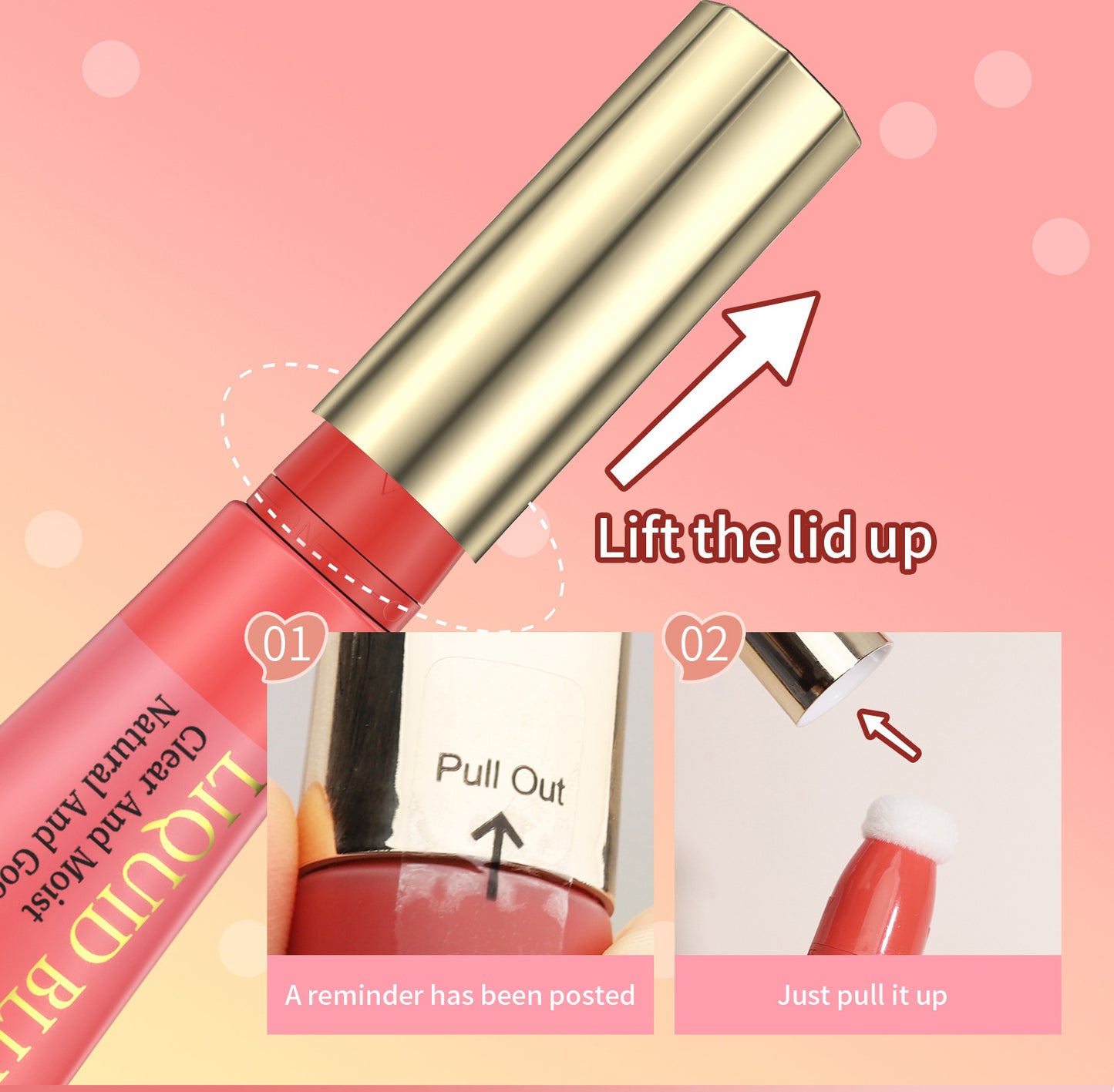 Natural color liquid blush