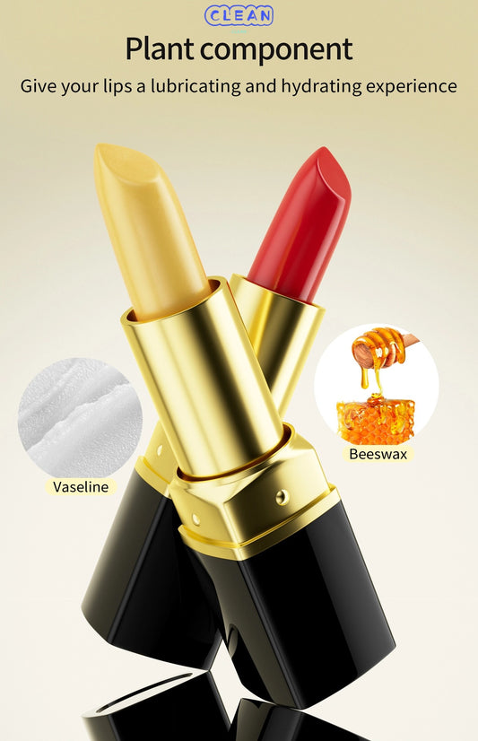 Carotene color changing lip balm