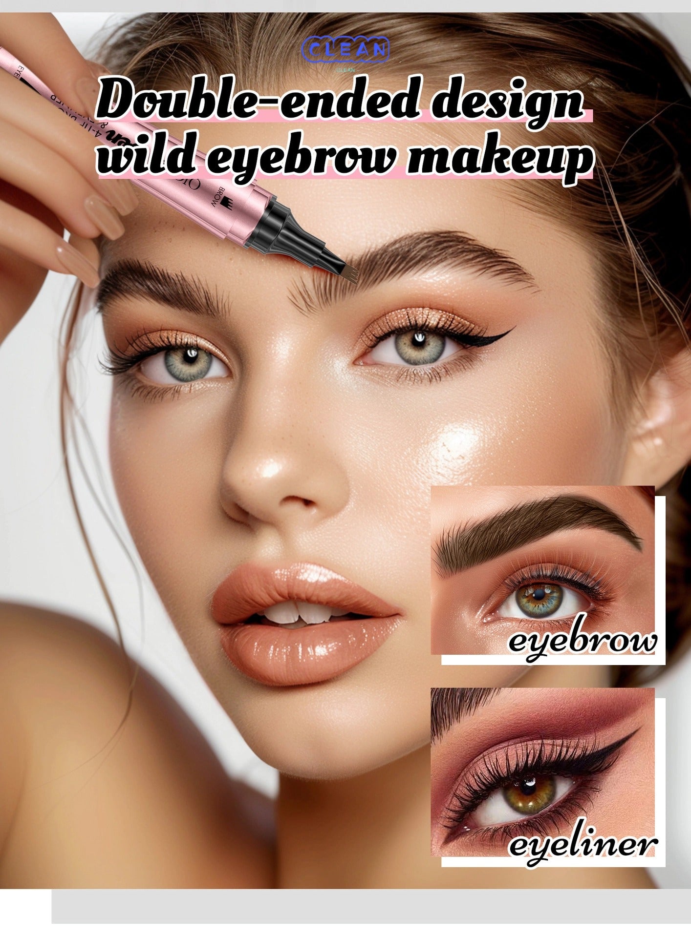 Four-pronged Liquid Eyebrow Pencil