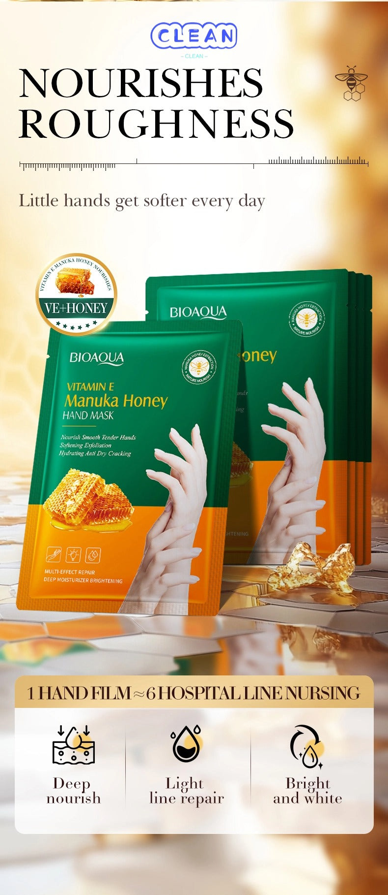 Vitamin E Manuka Honey Hand Mask