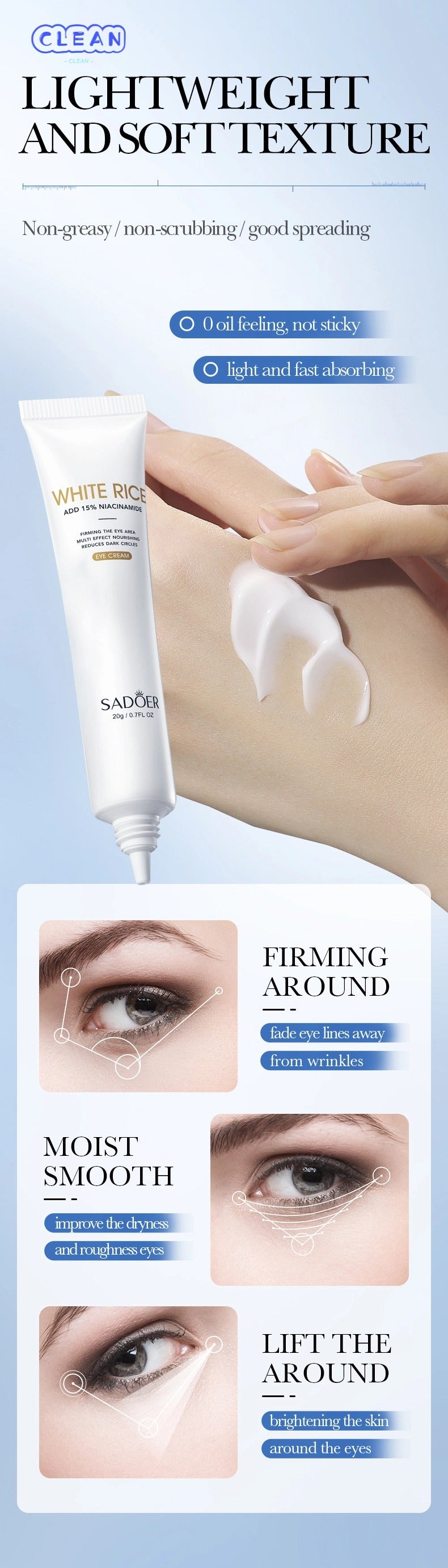 Rice Niacinamide Eye Cream