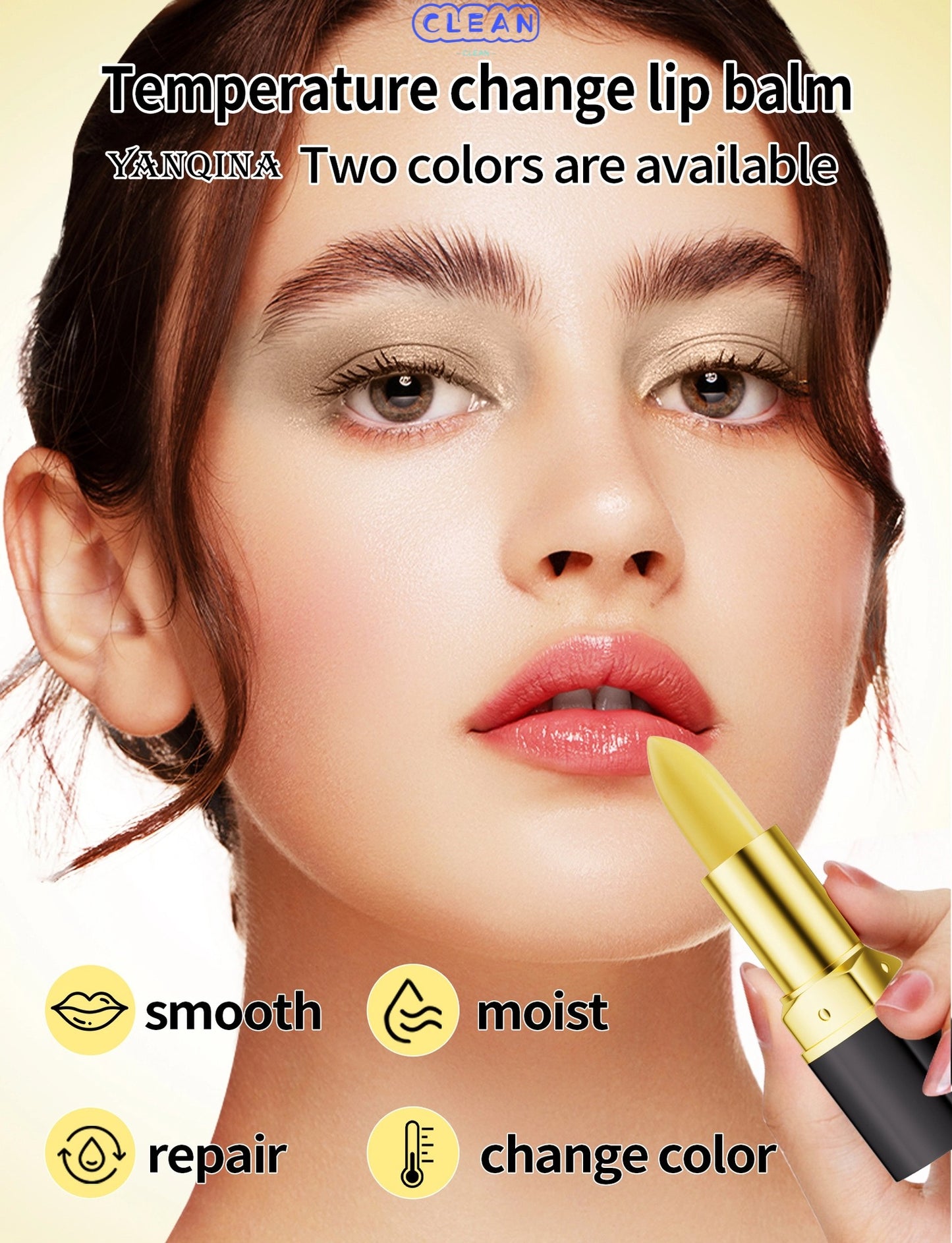 Carotene color changing lip balm