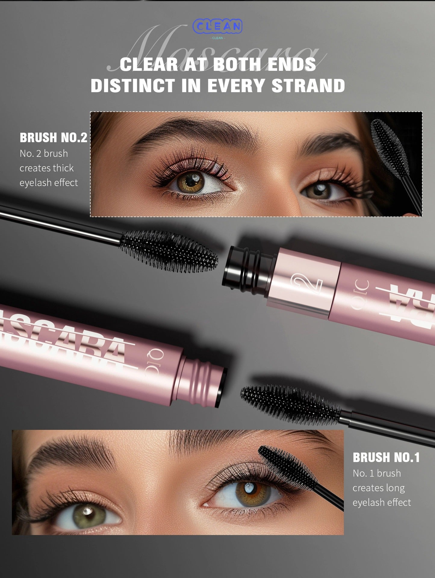 Double effect mascara