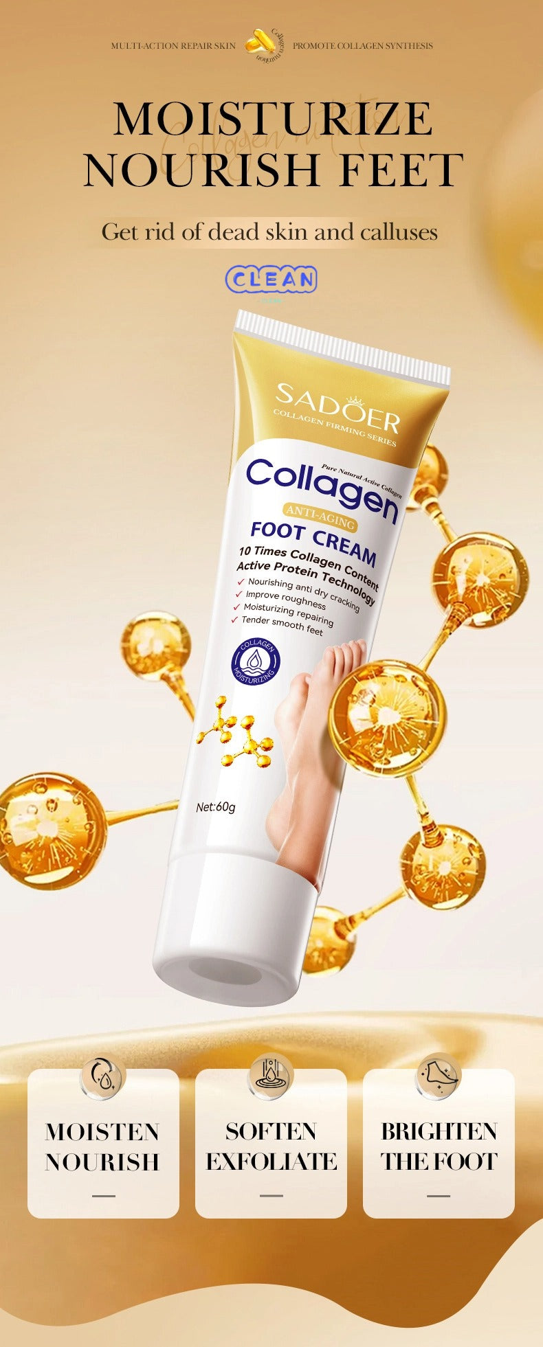 Collagen Anti-Wrinkle Foot Cream