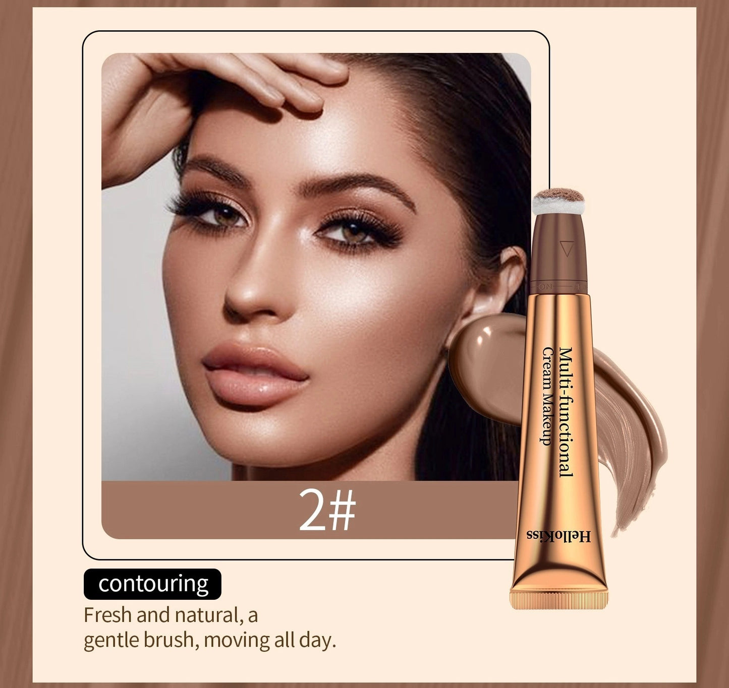 Multifunctional makeup pen blush