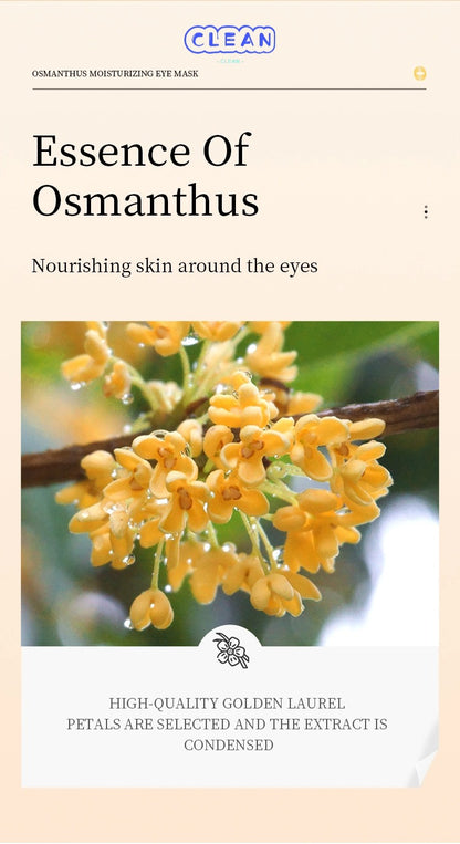 Golden Osmanthus Eye Mask