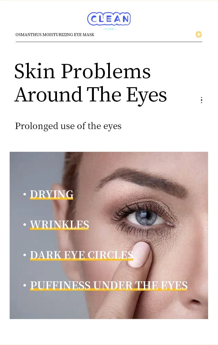 Golden Osmanthus Eye Mask