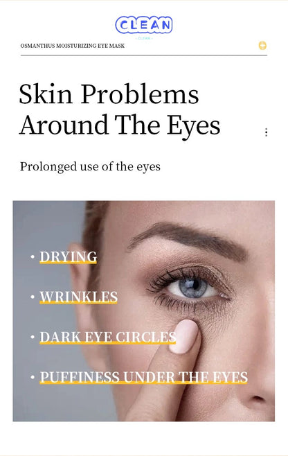 Golden Osmanthus Eye Mask