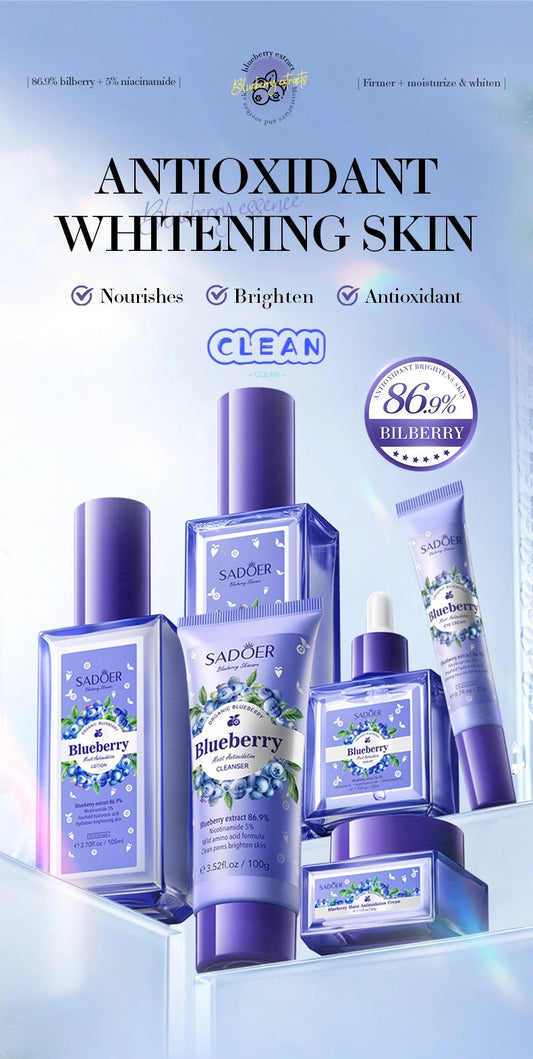 Blueberry Hyaluronic Acid Moisturizing Six-piece Set